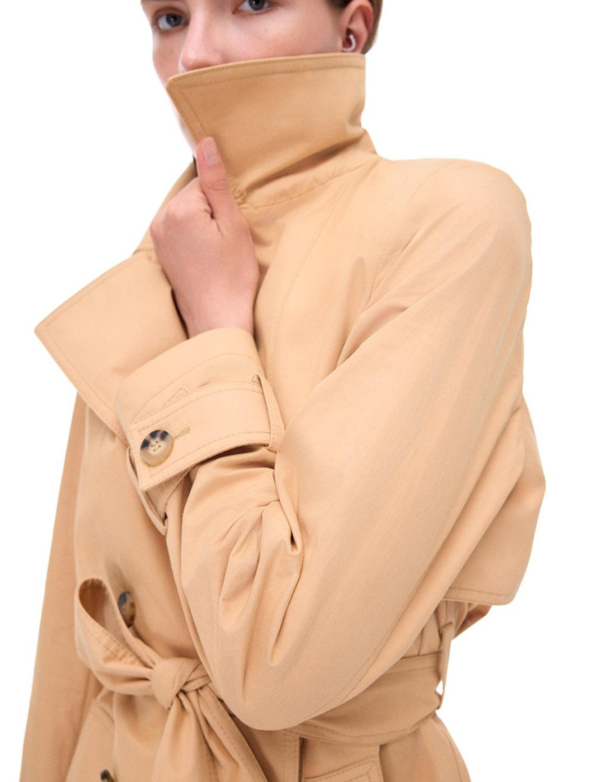 Talisman Rahat Kalıp Takma Kol Erkek Yaka Devetüyü Renk Trenckot Talisman Rahat Kalıp Takma Kol Erkek Yaka Devetüyü Renk Trenckot