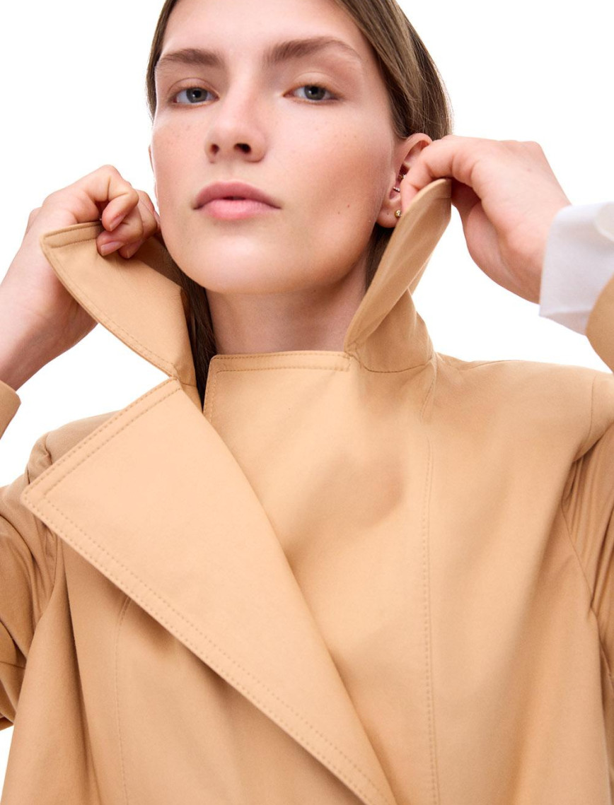 Talisman Rahat Kalıp Takma Kol Erkek Yaka Devetüyü Renk Trenckot Talisman Rahat Kalıp Takma Kol Erkek Yaka Devetüyü Renk Trenckot