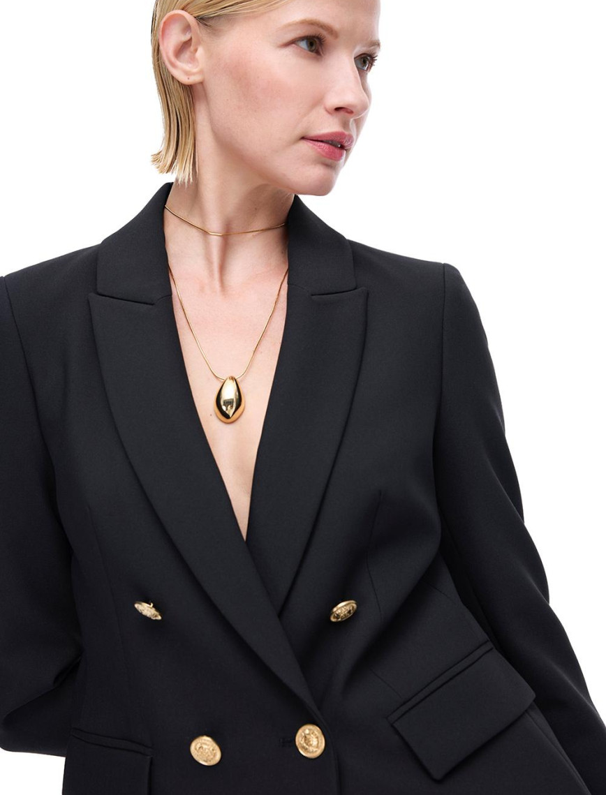 Morningstar Regular Fit Uzun Boy Takma Kol Erkek Yaka Siyah Ceket Morningstar Regular Fit Uzun Boy Takma Kol Erkek Yaka Siyah Ceket