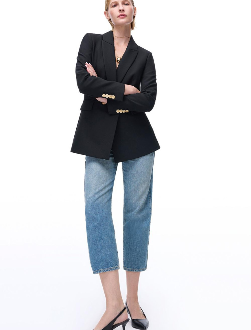 Morningstar Regular Fit Uzun Boy Takma Kol Erkek Yaka Siyah Ceket Morningstar Regular Fit Uzun Boy Takma Kol Erkek Yaka Siyah Ceket