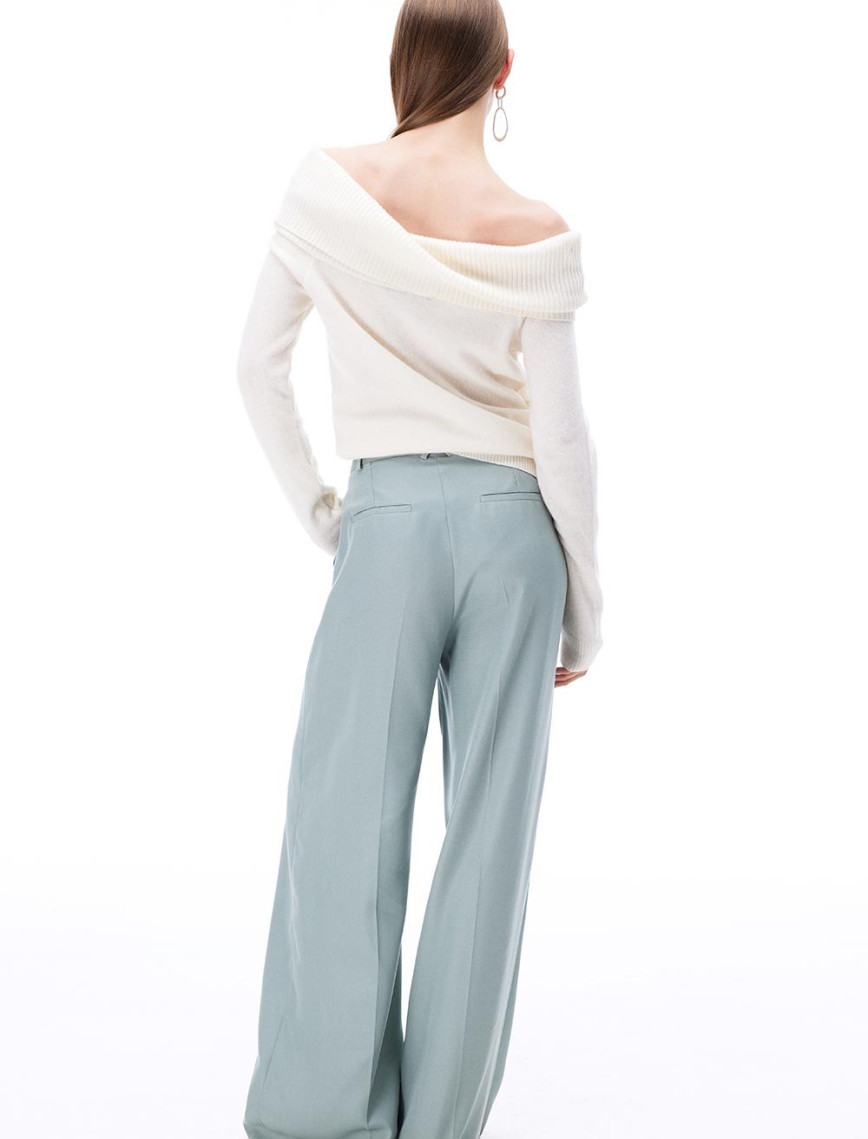 Nossa Regular Fit Mint Renk Kadın Pantolon Nossa Regular Fit Mint Renk Kadın Pantolon