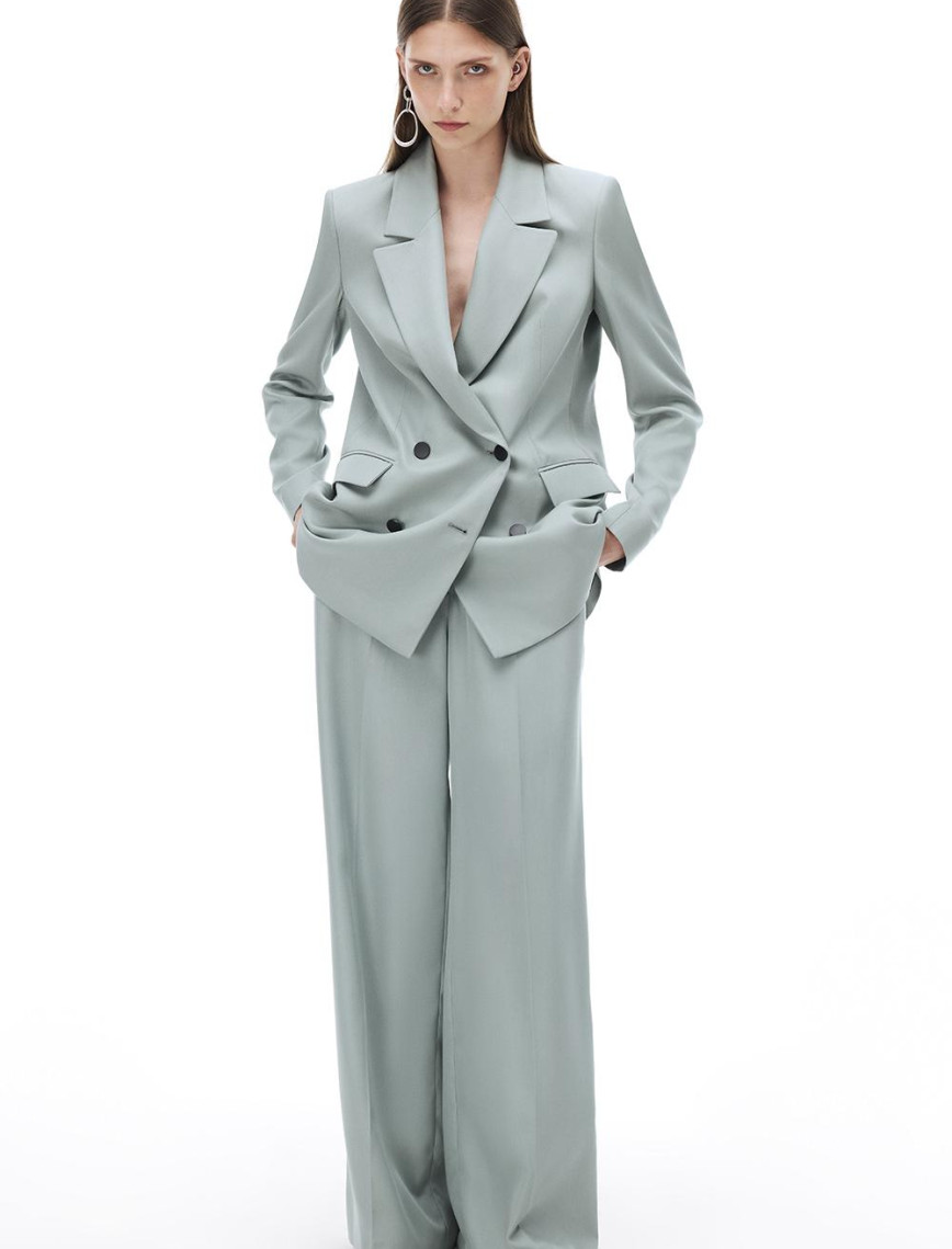 Nossa Regular Fit Mint Renk Kadın Pantolon Nossa Regular Fit Mint Renk Kadın Pantolon