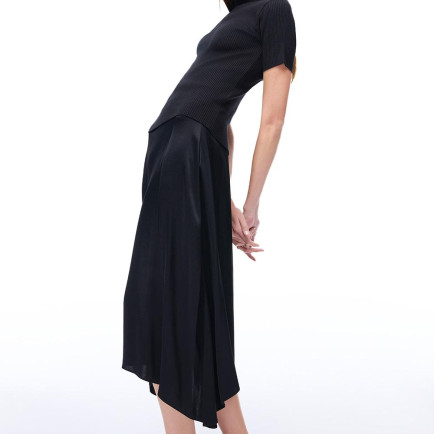 Fermuarlı Yüksek Bel Midi Etek Fermuarlı Yüksek Bel Midi Etek