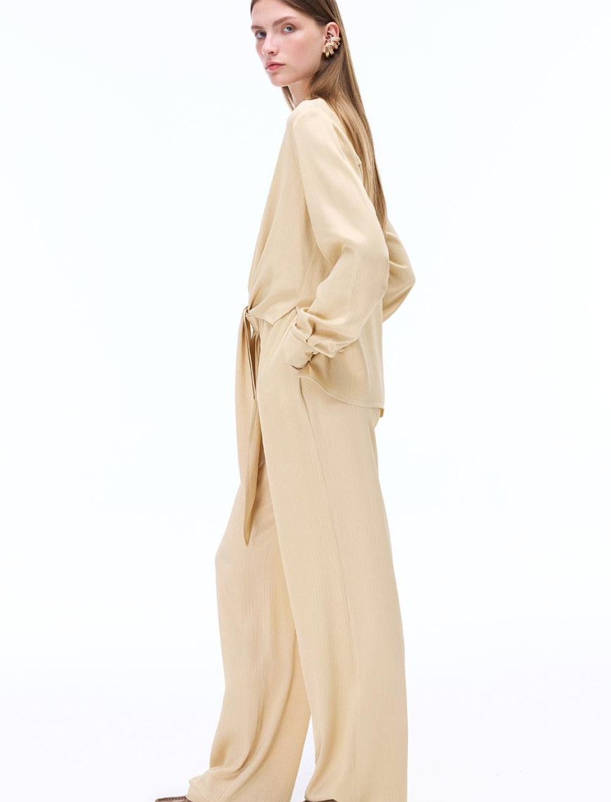 Mudita Geniş Paça Acık deve tuyu Renk Kadın Pantolon Mudita Geniş Paça Acık deve tuyu Renk Kadın Pantolon