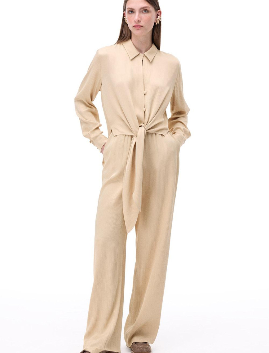 Mudita Geniş Paça Acık deve tuyu Renk Kadın Pantolon Mudita Geniş Paça Acık deve tuyu Renk Kadın Pantolon