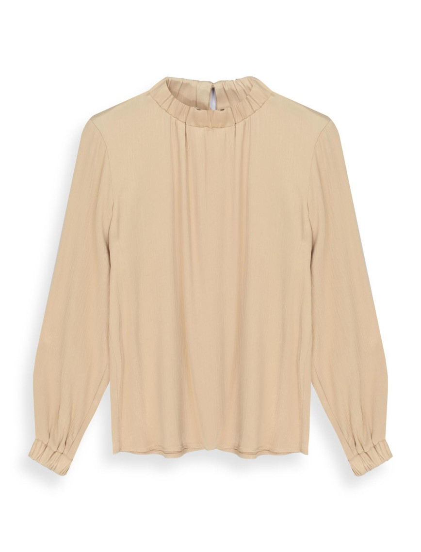 Mudita Regular Fit Standart Boy Acık deve tuyu Renk Kadın Bluz Mudita Regular Fit Standart Boy Acık deve tuyu Renk Kadın Bluz