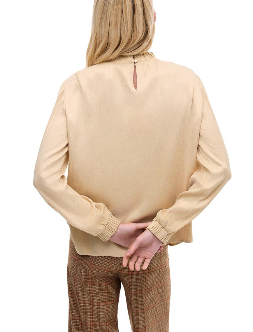 Mudita Regular Fit Standart Boy Acık deve tuyu Renk Kadın Bluz Mudita Regular Fit Standart Boy Acık deve tuyu Renk Kadın Bluz