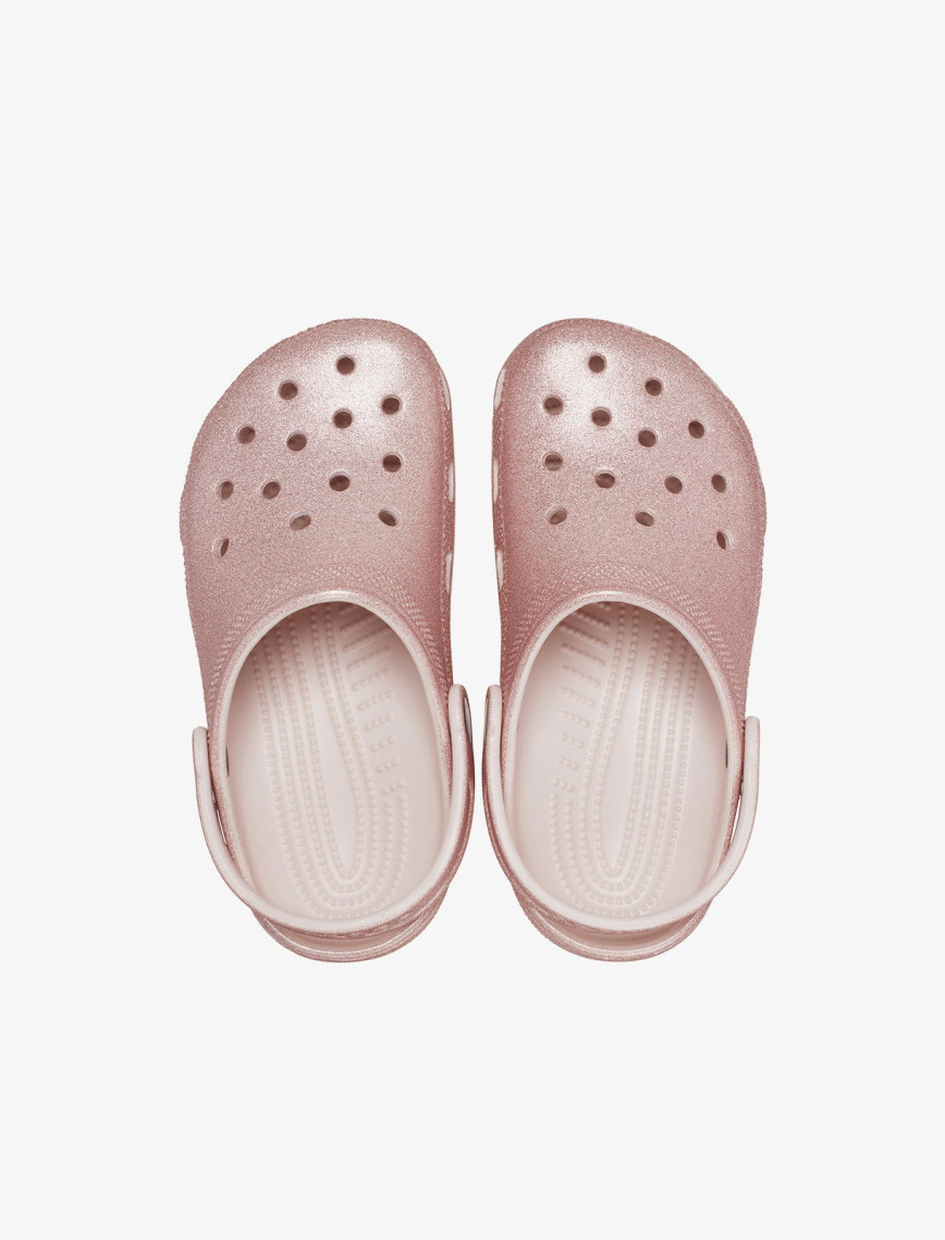 Crocs Classic Glitter K Çocuk Pembe Terlik Crocs Classic Glitter K Çocuk Pembe Terlik