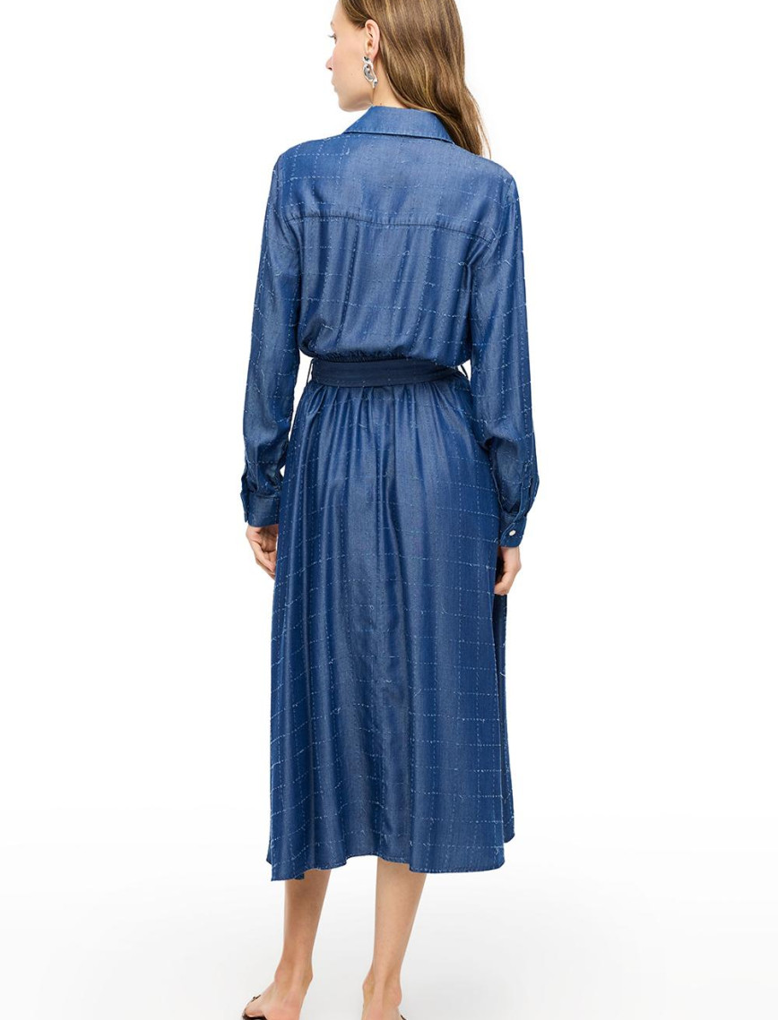 İndigo Lias Regular Fit Midi Boy Elbise İndigo Lias Regular Fit Midi Boy Elbise