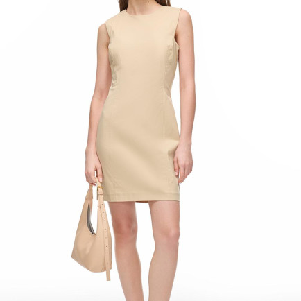 Açık Devetüyü Ginas Regular Fit Mini Boy Elbise