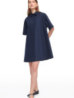 Lacivert Albas Rahat Kalıp Mini Boy Elbise Lacivert Albas Rahat Kalıp Mini Boy Elbise