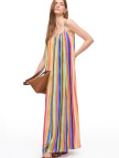 Çok Renkli Lyon Regular Fit Uzun Boy Elbise Çok Renkli Lyon Regular Fit Uzun Boy Elbise