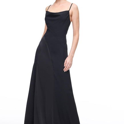 Degaje Yaka Uzun  Elbise