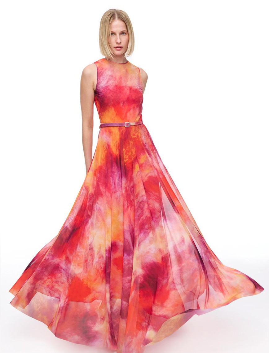 Çok Renkli Mepra Regular Fit Uzun Boy Elbise Çok Renkli Mepra Regular Fit Uzun Boy Elbise