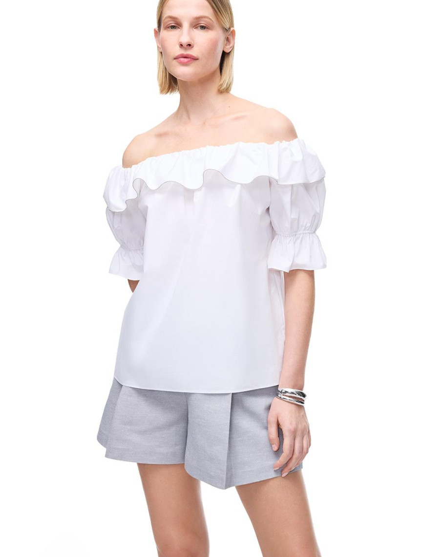 Beyaz Albas Regular Fit Bluz Beyaz Albas Regular Fit Bluz