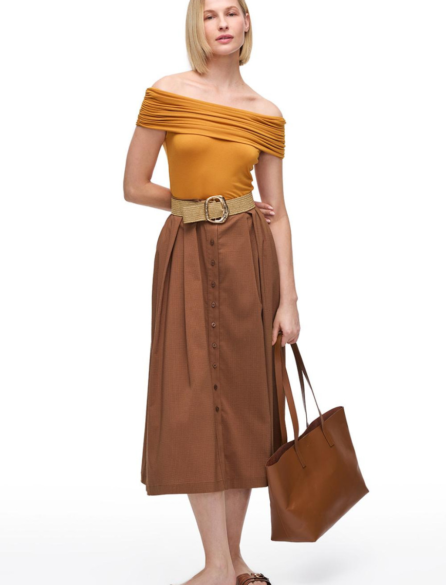 Kısa Kollu Viskon Slim Fit Bluz Kısa Kollu Viskon Slim Fit Bluz