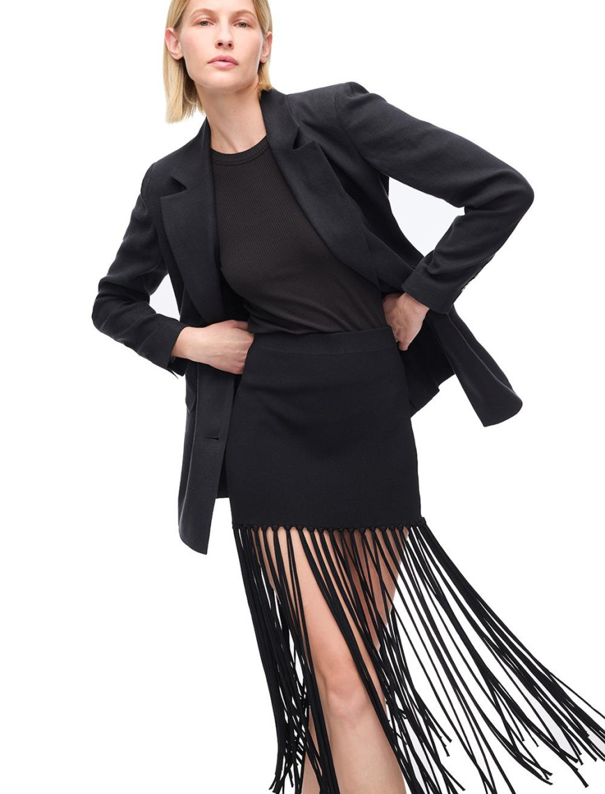 Siyah Holas Rahat Kalıp Ceket Siyah Holas Rahat Kalıp Ceket