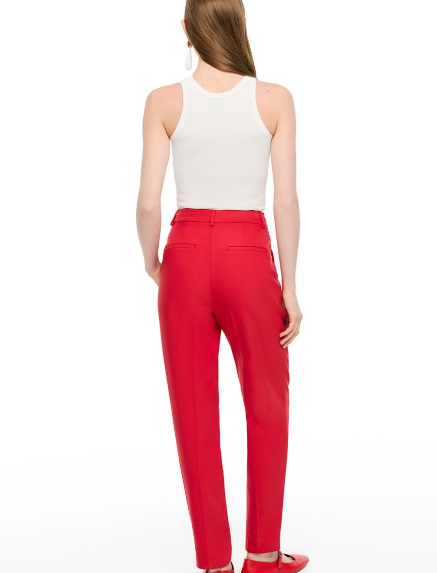 Kırmızı Dellas Pantolon