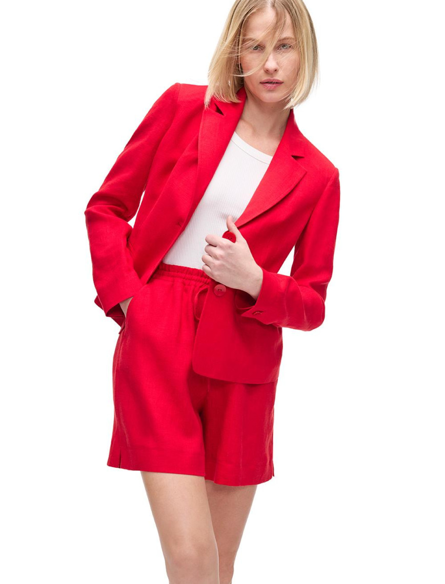 %100 Keten Ceket Yaka Takım Ceket %100 Keten Ceket Yaka Takım Ceket