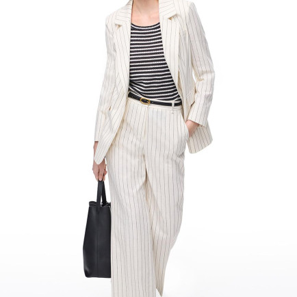 Açık Bej Josts Regular Fit Yüksek Bel Pantolon Açık Bej Josts Regular Fit Yüksek Bel Pantolon