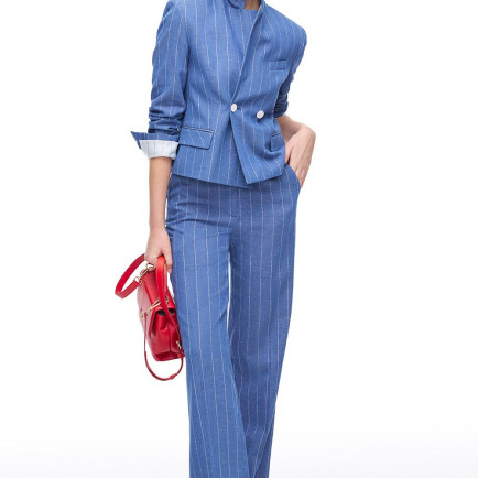 İndigo Necef Regular Fit Yüksek Bel Pantolon