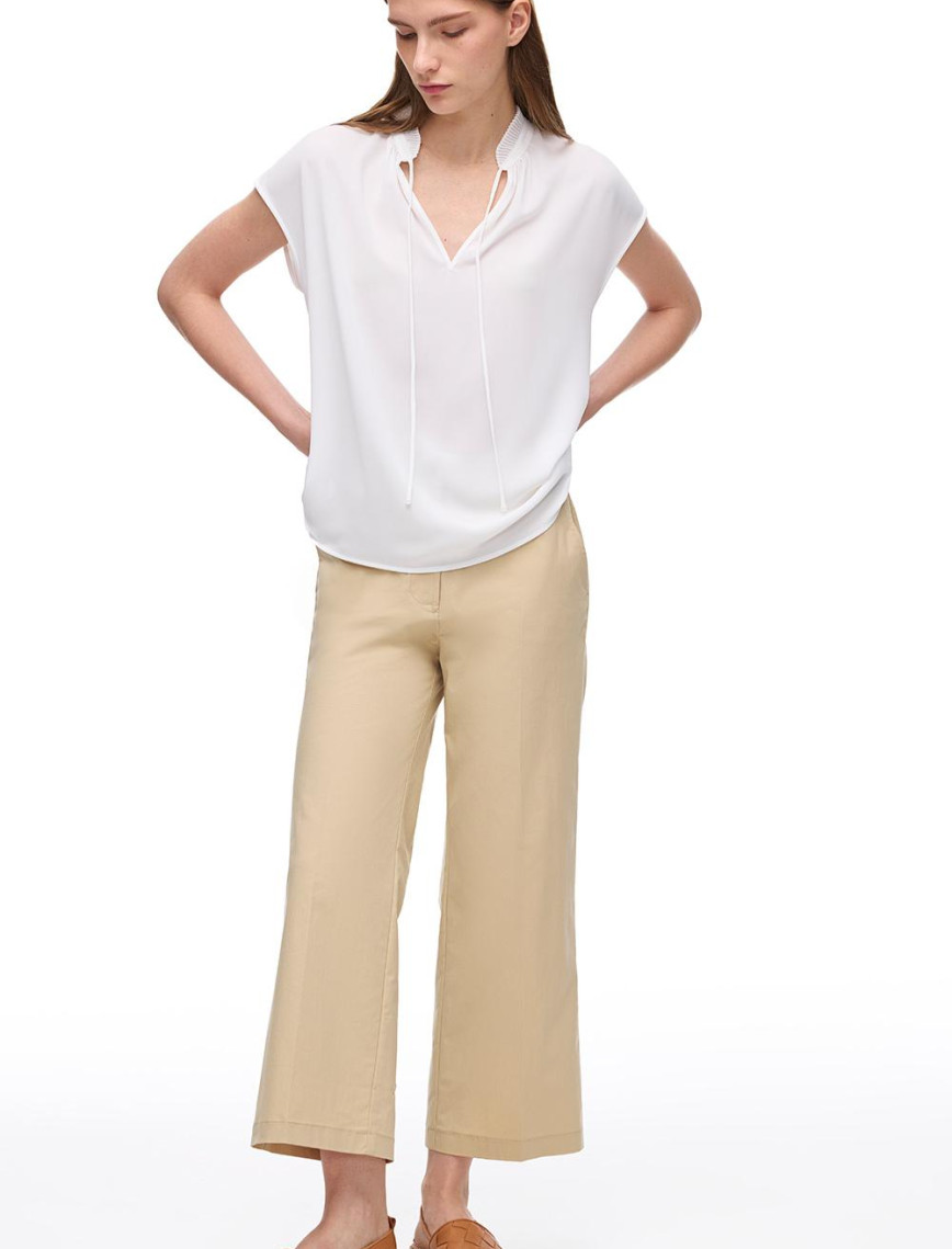 Açık Devetüyü Ginas Regular Fit Yüksek Bel Pantolon Açık Devetüyü Ginas Regular Fit Yüksek Bel Pantolon