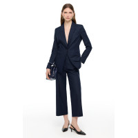 Lacivert Ginas Regular Fit Yüksek Bel Pantolon Lacivert Ginas Regular Fit Yüksek Bel Pantolon