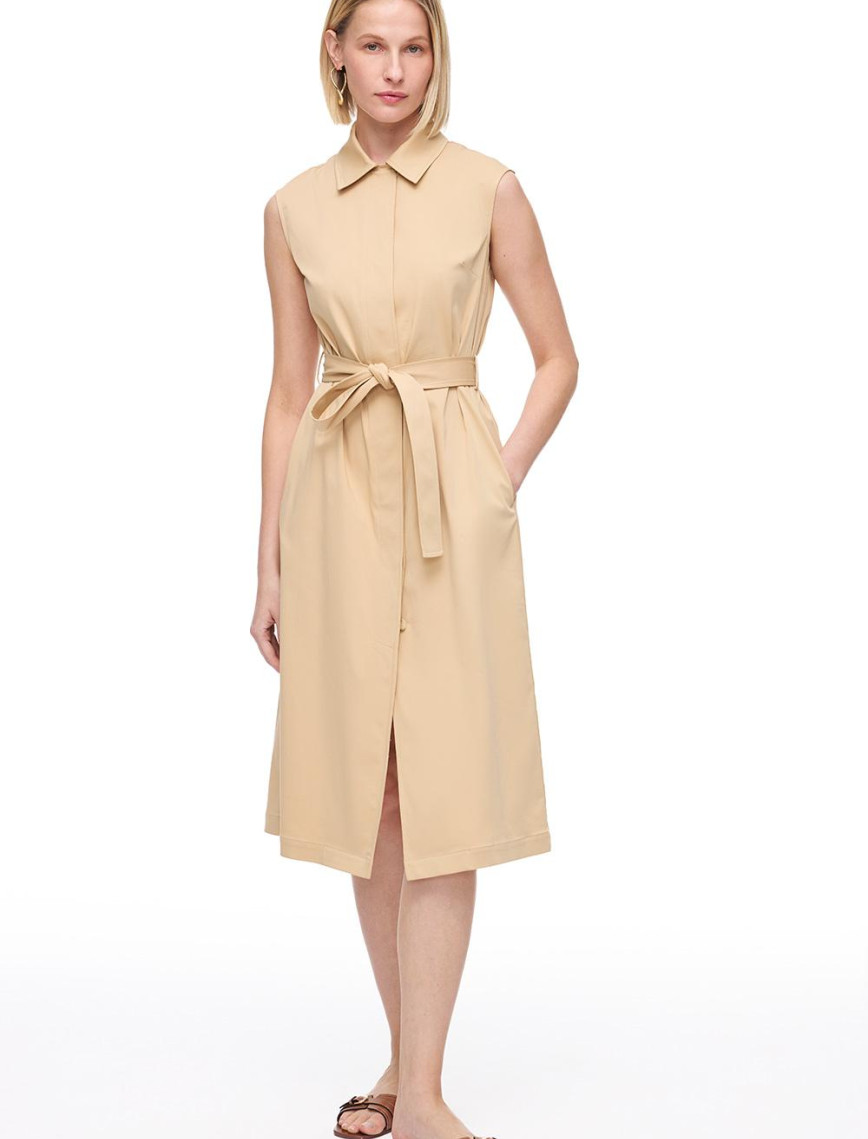 Açık Devetüyü Ronse Rahat Kalıp Midi Boy Elbise Açık Devetüyü Ronse Rahat Kalıp Midi Boy Elbise