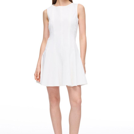 Kayık Yaka Slim Fit Mini Elbise Kayık Yaka Slim Fit Mini Elbise