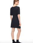 Siyah Echos Regular Fit Diz Üstü Elbise Siyah Echos Regular Fit Diz Üstü Elbise