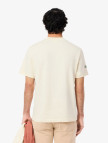 Lacoste Heavy Jersey Mesh Band Erkek Krem T-Shirt Lacoste Heavy Jersey Mesh Band Erkek Krem T-Shirt