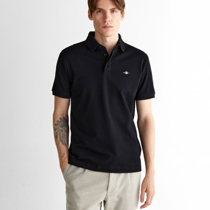 GANT Erkek Siyah Polo