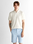 GANT Erkek Krem Regular Fit Logolu Polo GANT Erkek Krem Regular Fit Logolu Polo
