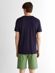 GANT Erkek Lacivert Regular Fit Bisiklet Yaka T-Shirt GANT Erkek Lacivert Regular Fit Bisiklet Yaka T-Shirt