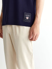 GANT Erkek Lacivert Relaxed Fit Bisiklet Yaka Logolu T-Shirt GANT Erkek Lacivert Relaxed Fit Bisiklet Yaka Logolu T-Shirt