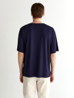 GANT Erkek Lacivert Relaxed Fit Bisiklet Yaka Logolu T-Shirt GANT Erkek Lacivert Relaxed Fit Bisiklet Yaka Logolu T-Shirt