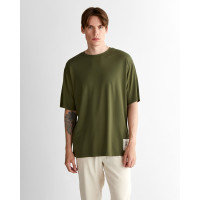 GANT Erkek Yeşil Relaxed Fit Bisiklet Yaka Logolu T-Shirt GANT Erkek Yeşil Relaxed Fit Bisiklet Yaka Logolu T-Shirt