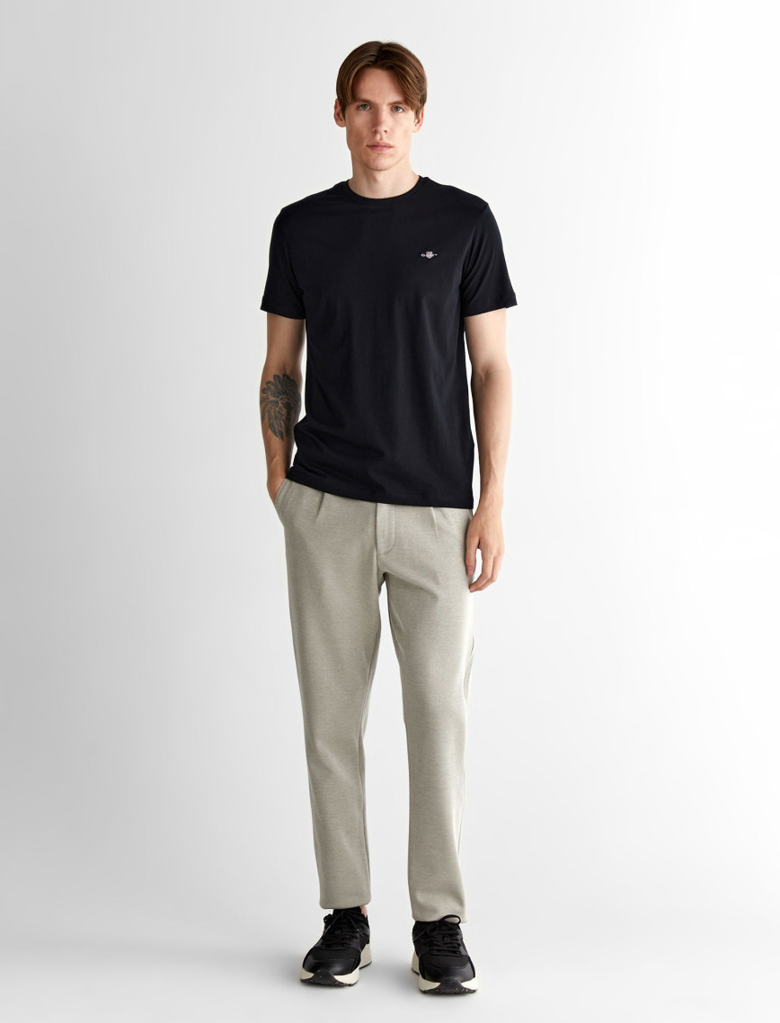 GANT Erkek Siyah Regular Fit Bisiklet Yaka T-Shirt GANT Erkek Siyah Regular Fit Bisiklet Yaka T-Shirt