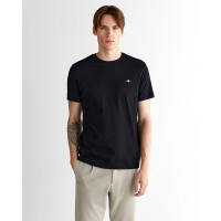 GANT Erkek Siyah Regular Fit Bisiklet Yaka T-Shirt GANT Erkek Siyah Regular Fit Bisiklet Yaka T-Shirt