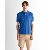 GANT Erkek Lacivert Regular Fit Çizgili Polo GANT Erkek Lacivert Regular Fit Çizgili Polo