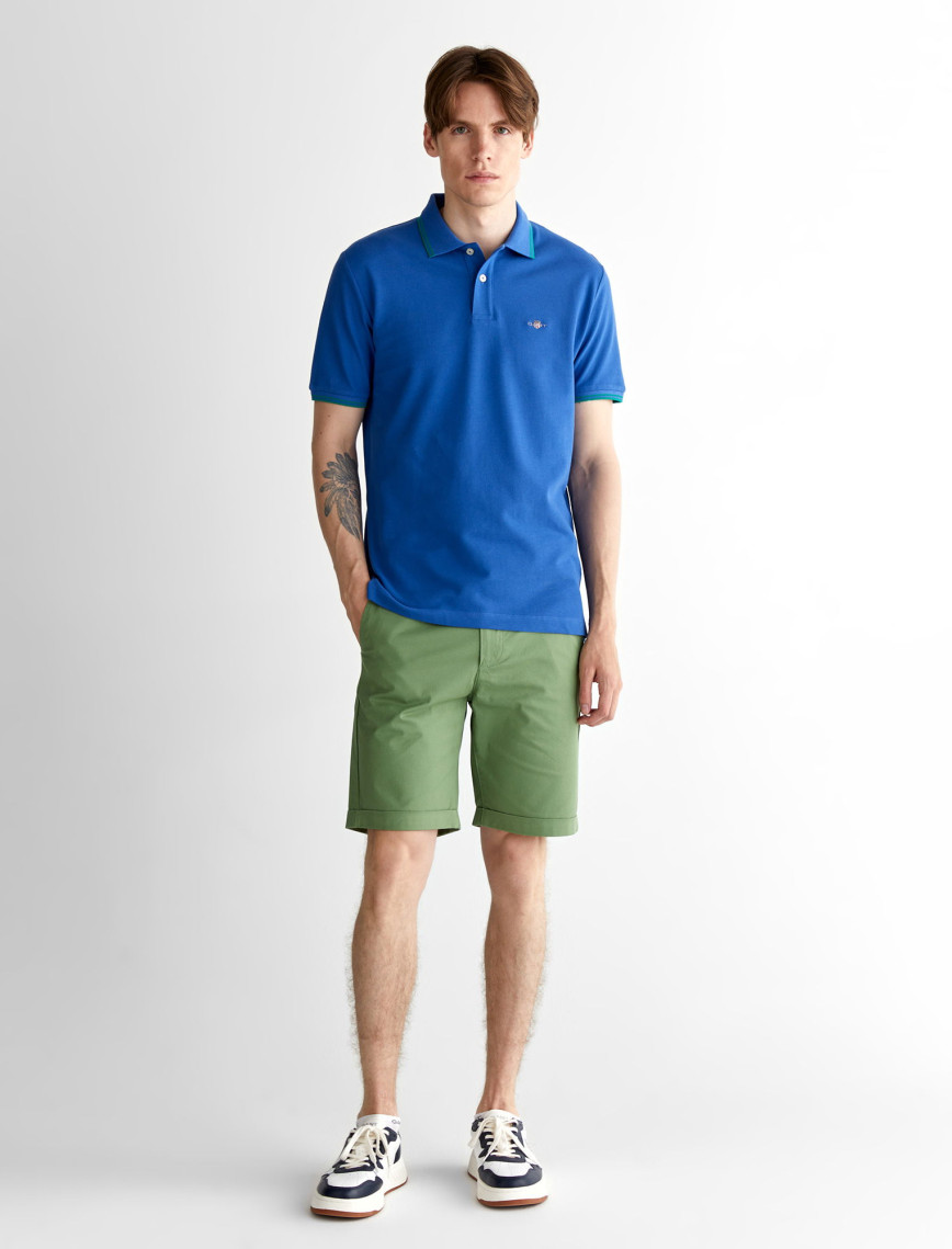 GANT Erkek Lacivert Regular Fit Polo