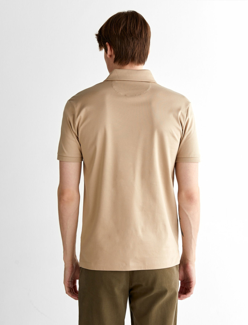 GANT Erkek Bej Slim Fit Polo GANT Erkek Bej Slim Fit Polo