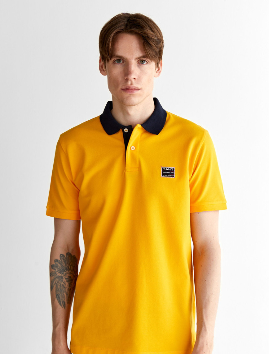 GANT Erkek Sarı Regular Fit Polo GANT Erkek Sarı Regular Fit Polo