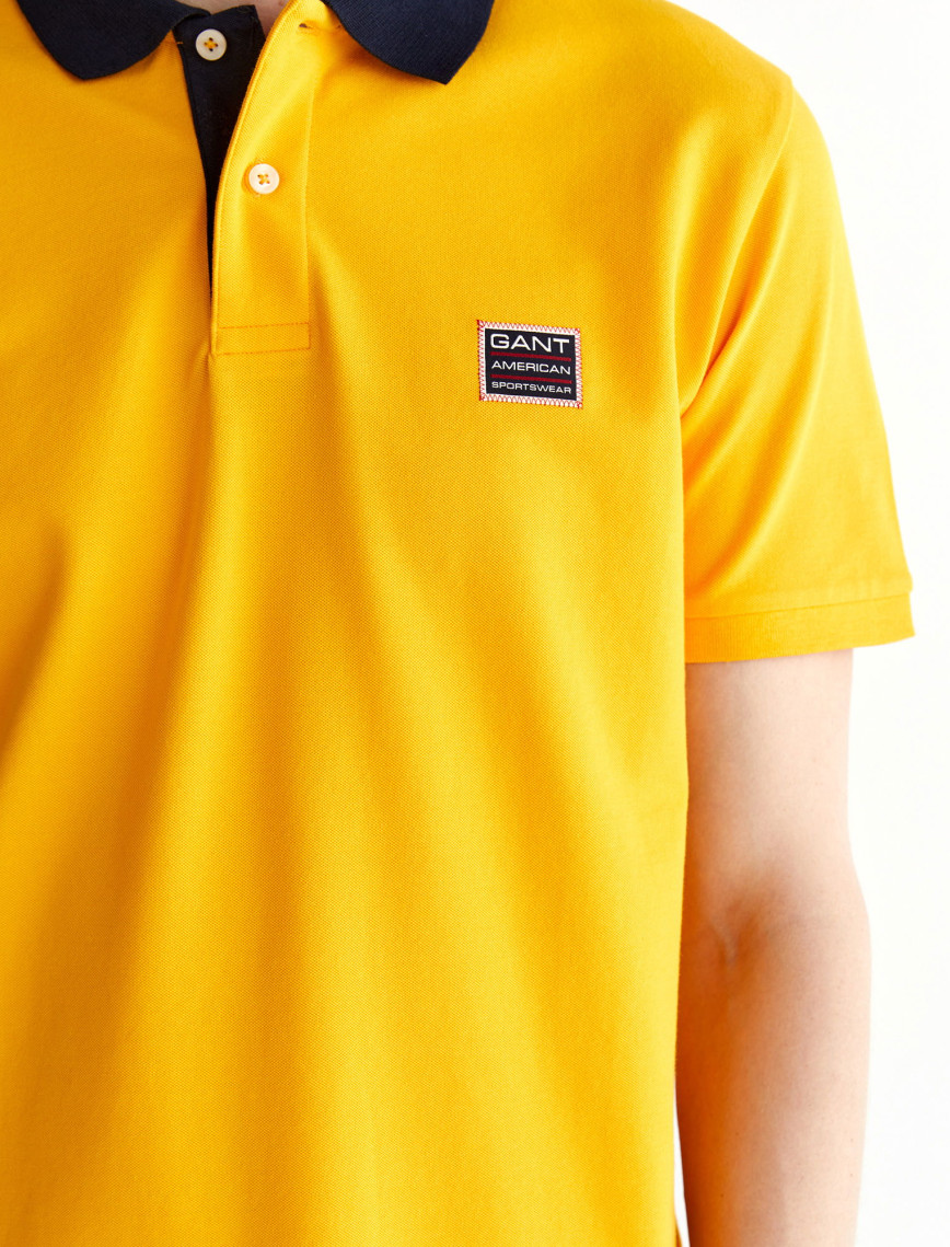 GANT Erkek Sarı Regular Fit Polo GANT Erkek Sarı Regular Fit Polo