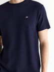 GANT Erkek Lacivert Regular Fit Bisiklet Yaka T-Shirt GANT Erkek Lacivert Regular Fit Bisiklet Yaka T-Shirt