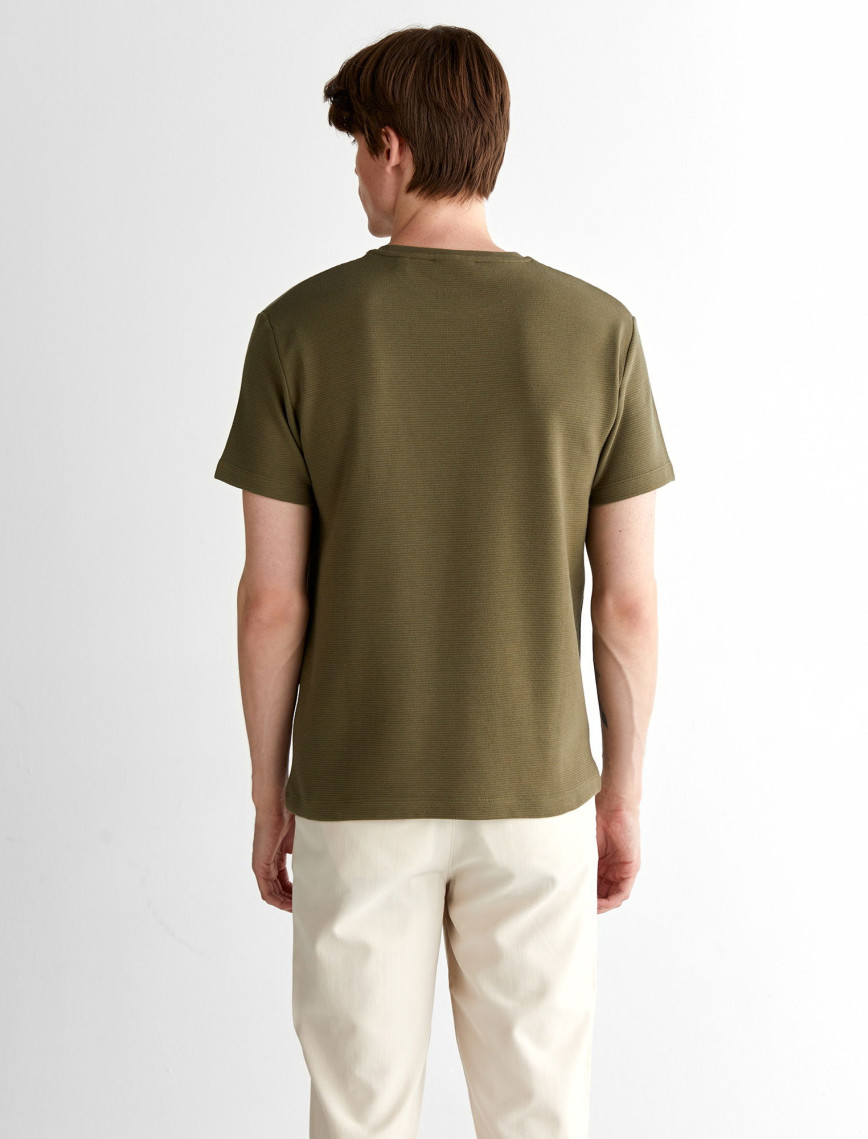 GANT Erkek Yeşil Regular Fit Bisiklet Yaka T-Shirt GANT Erkek Yeşil Regular Fit Bisiklet Yaka T-Shirt