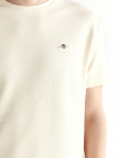 GANT Erkek Krem Regular Fit Bisiklet Yaka T-Shirt GANT Erkek Krem Regular Fit Bisiklet Yaka T-Shirt