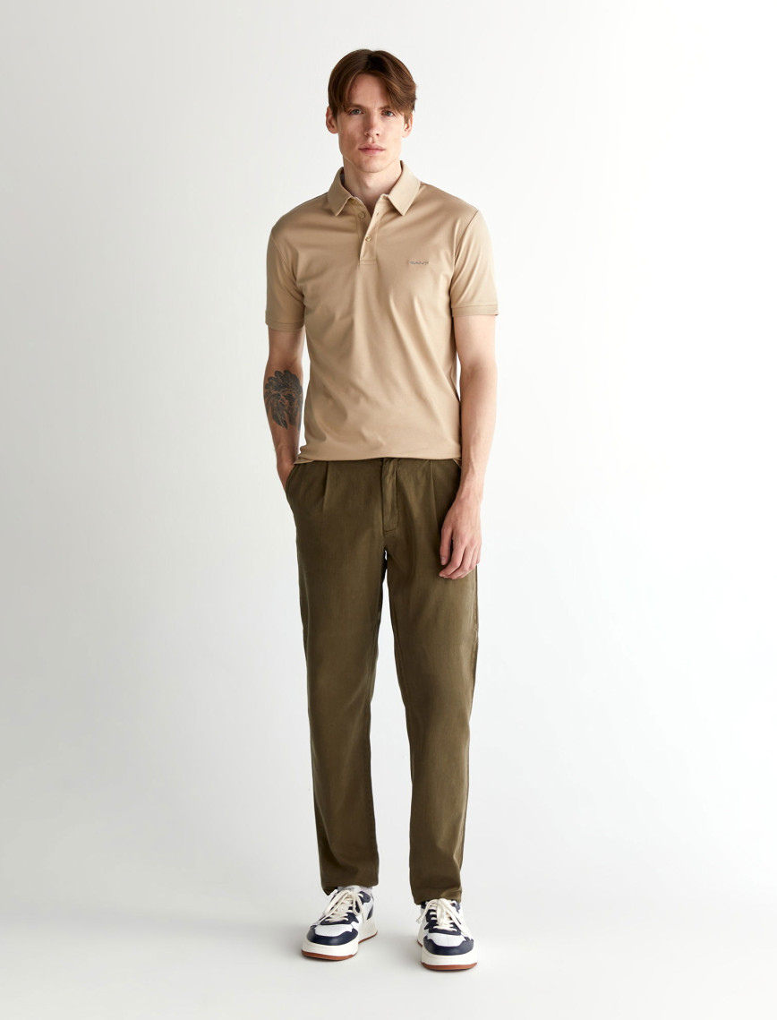 GANT Erkek Krem Jogger Fit Pantolon GANT Erkek Krem Jogger Fit Pantolon