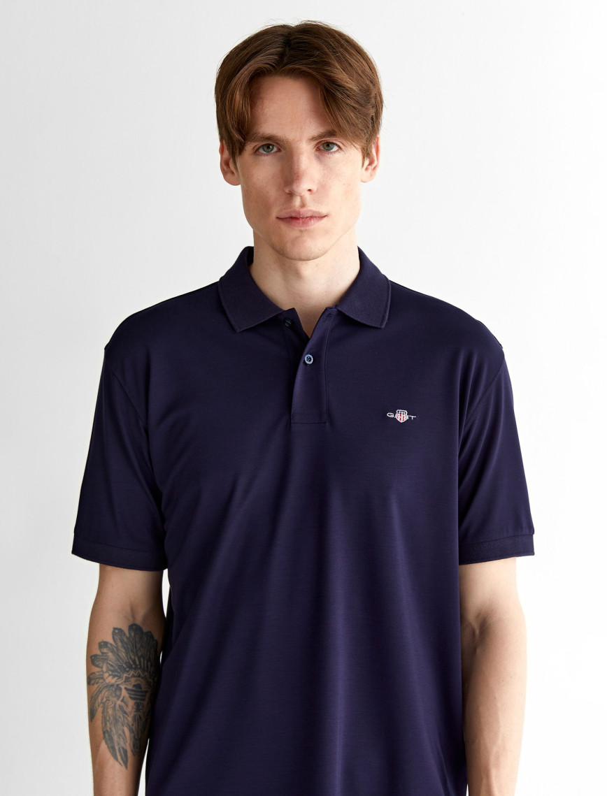 GANT Erkek Lacivert Relaxed Fit Polo GANT Erkek Lacivert Relaxed Fit Polo