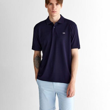 GANT Erkek Lacivert Relaxed Fit Polo GANT Erkek Lacivert Relaxed Fit Polo